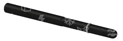 tyč propojovací kliky MTH, L=146 mm, tloušťka dveří 100 mm